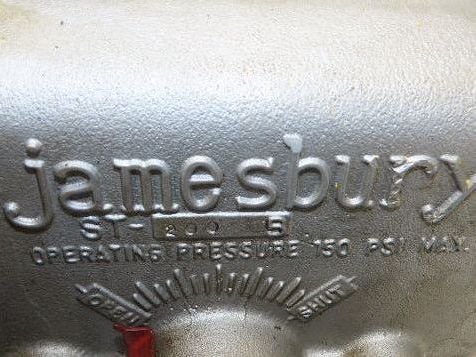 Jamesbury ST-200 3" Stainless Flanged Ball Valve + Air Actuator & Positioner