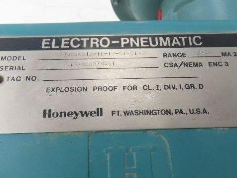 Honeywell 1" NPT Valve + Electro-Pneumatic Actuator & Positioner
