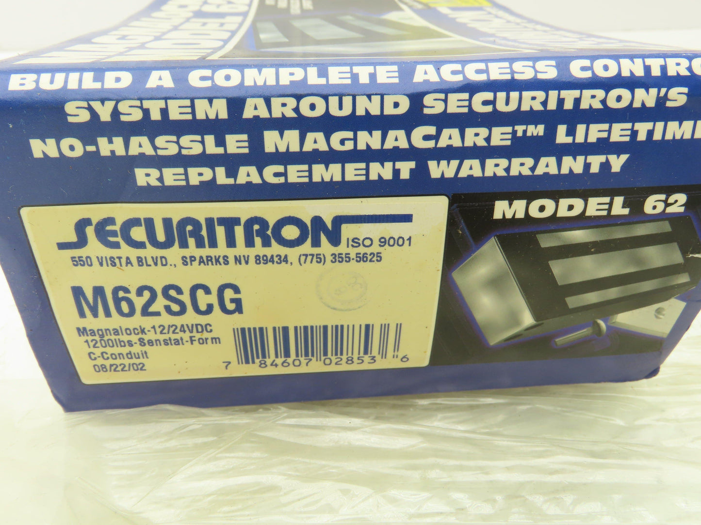 Securitron M62SCG Magnalock Electromagnetic Lock 12/24VDC 1200 lbs Holding Force