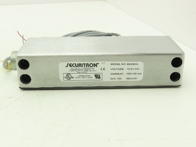 Securitron M62SCG Magnalock Electromagnetic Lock 12/24VDC 1200 lbs Holding Force