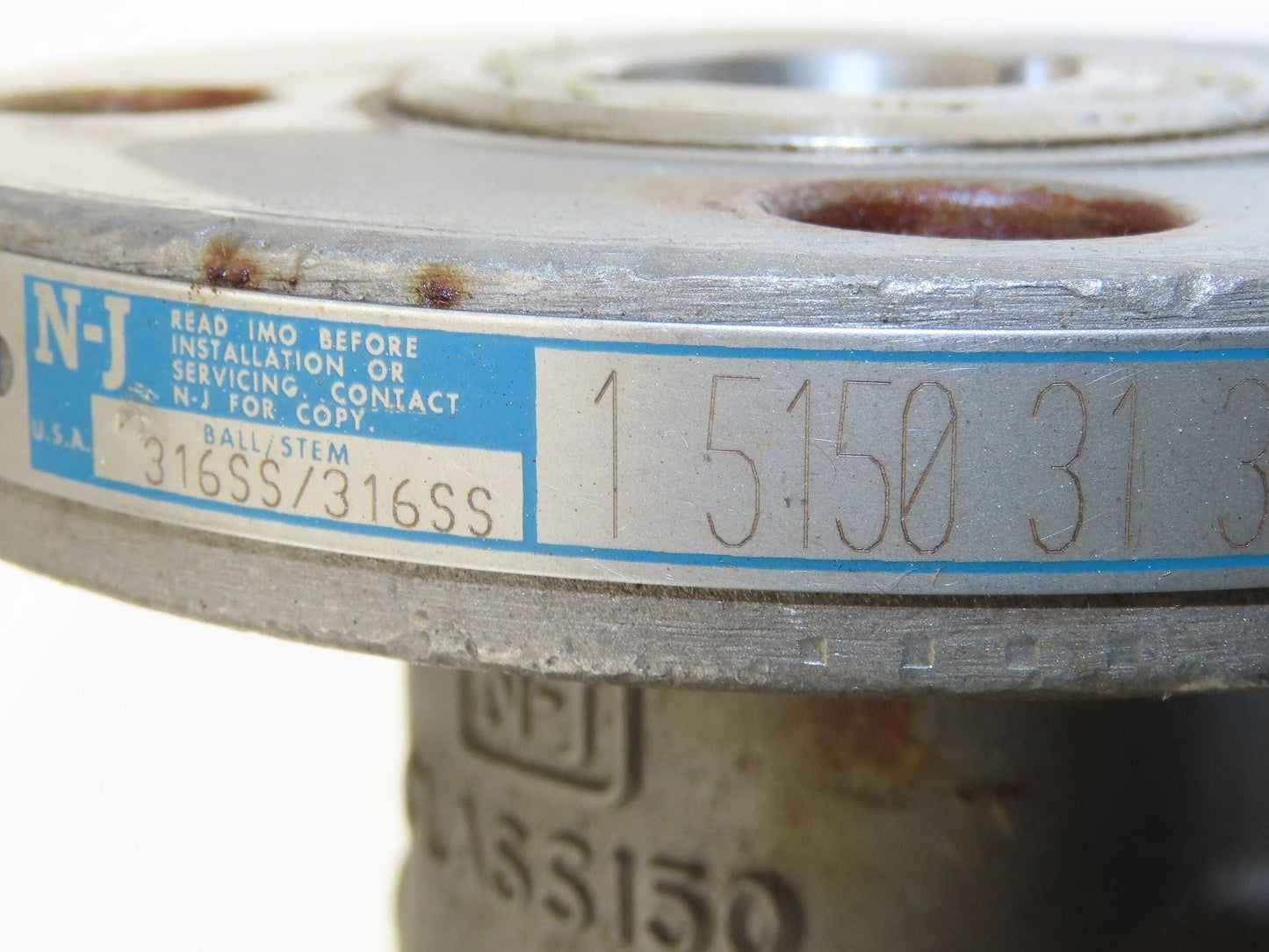 Jamesbury Quadra-Powr II QP1C/M 1" Flanged SS Ball Valve Actuator & Positioner