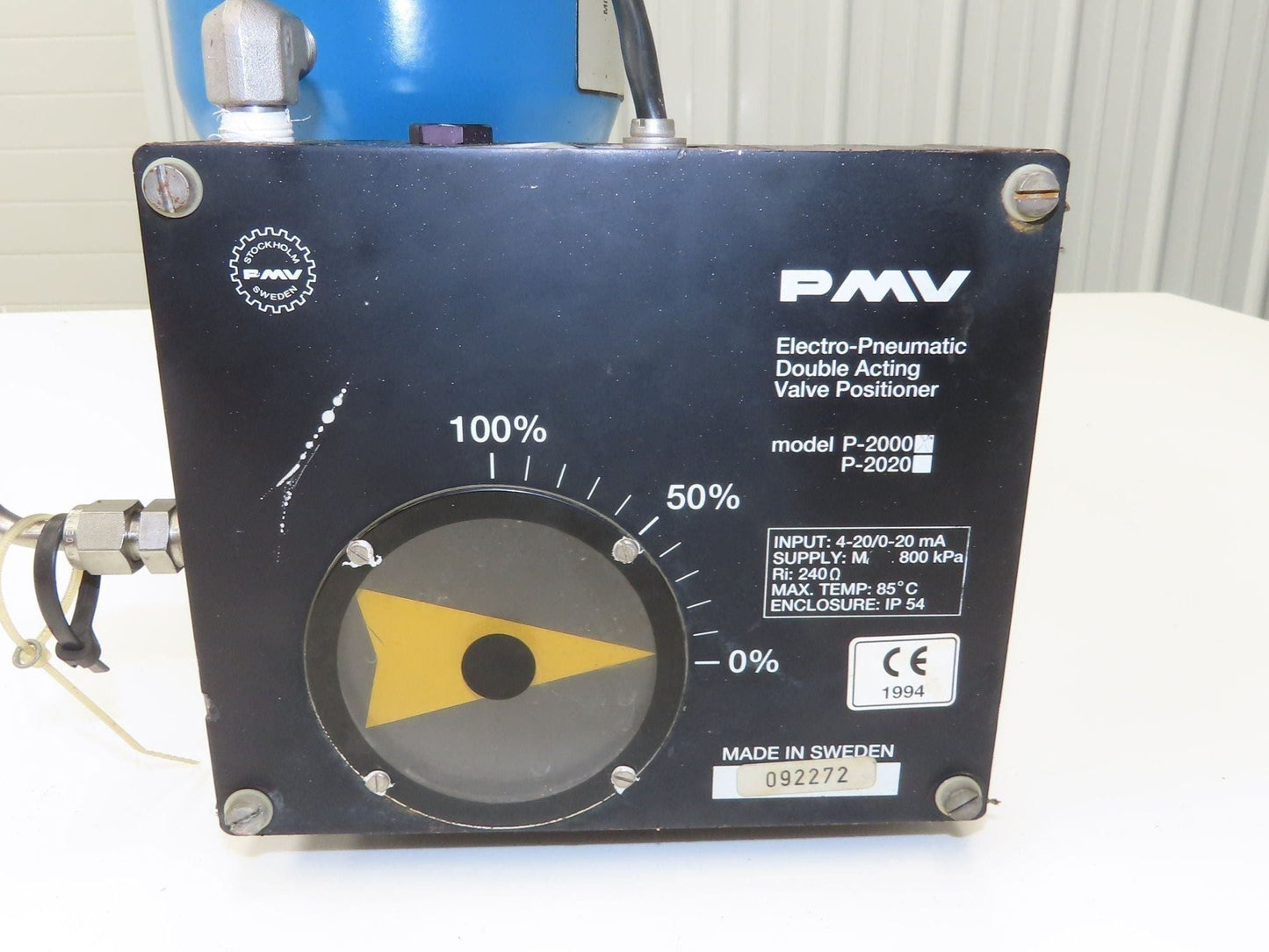 Jamesbury Quadra-Powr II QP1C/M 1" Segment SS Ball Valve Actuator & Positioner