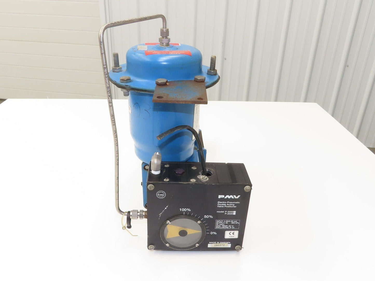 Jamesbury Quadra-Powr II QP1C/M 1" Segment SS Ball Valve Actuator & Positioner