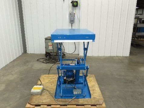 Hymo CXX4-8 Hydraulic Scissor Lift Table 400kg 880lb 36" Travel 24x31" 240V 3Ph