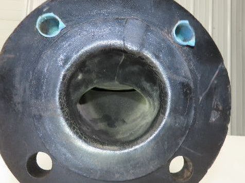 Century Saunders Diaphragm Valve 3" Flanged Air Actuated Rubber Lined DN80