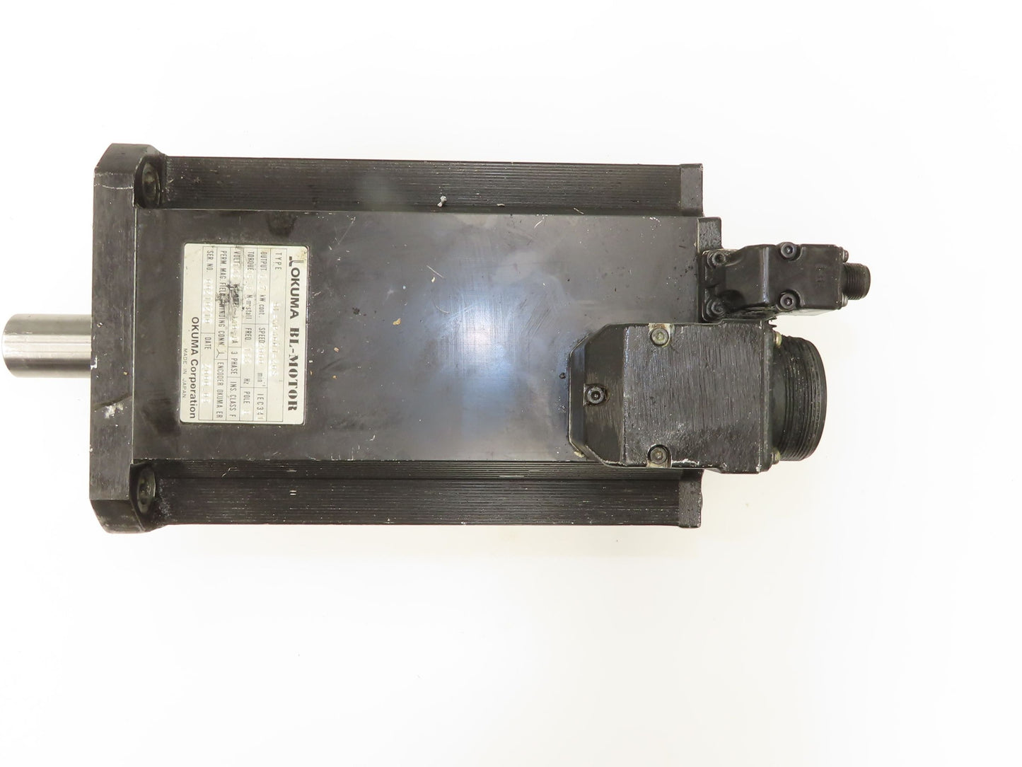 Okuma BL-MP400J-20S AC Servo Motor 6.7kW 2000 RPM 143V 3PH