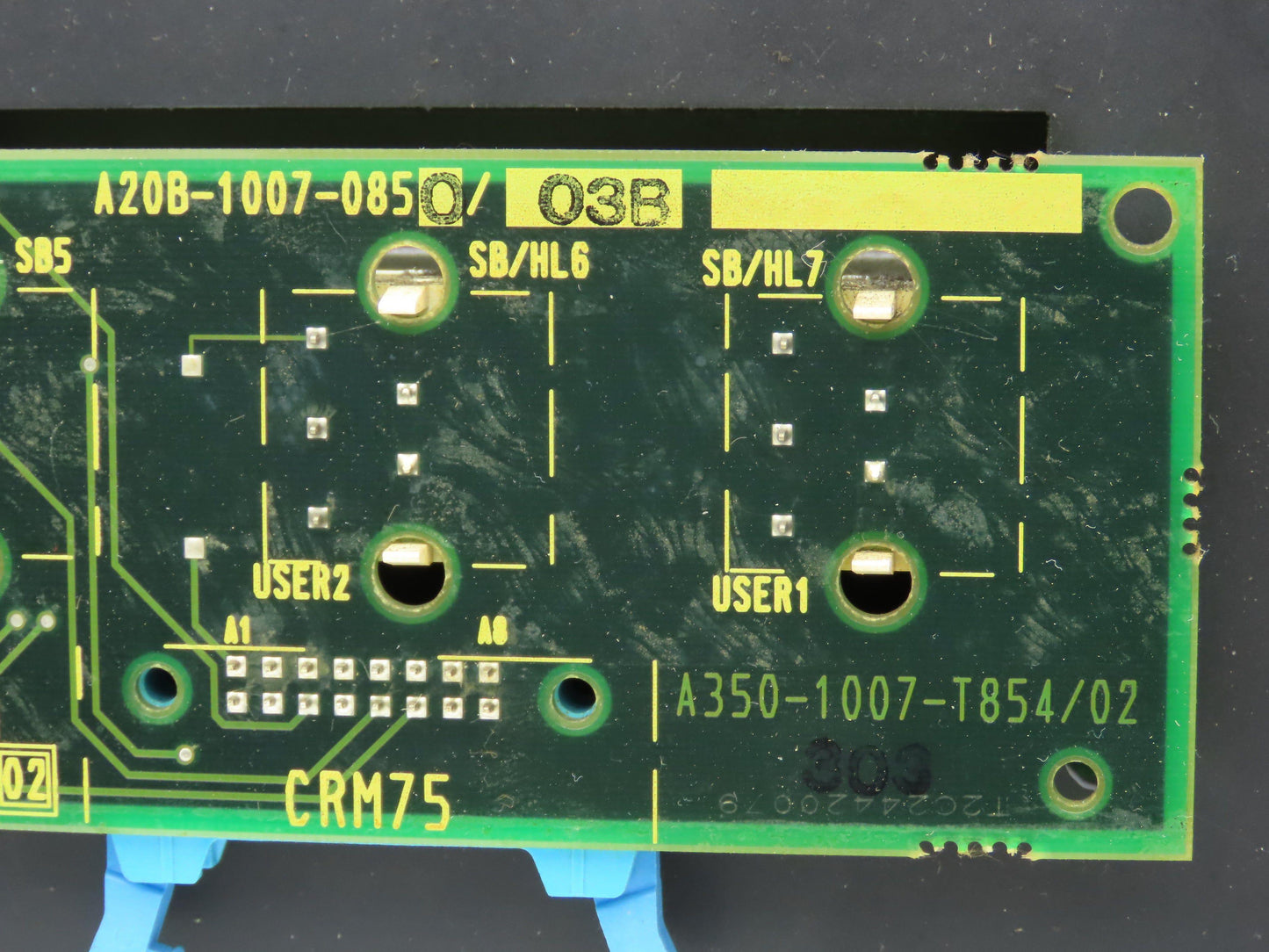 Fanuc A05B-2452-C151 Operator Panel HMI PCMCIA Slot Serial Port E-Stop With Key