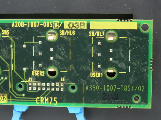 Fanuc A05B-2452-C151 Operator Panel HMI PCMCIA Slot Serial Port E-Stop With Key