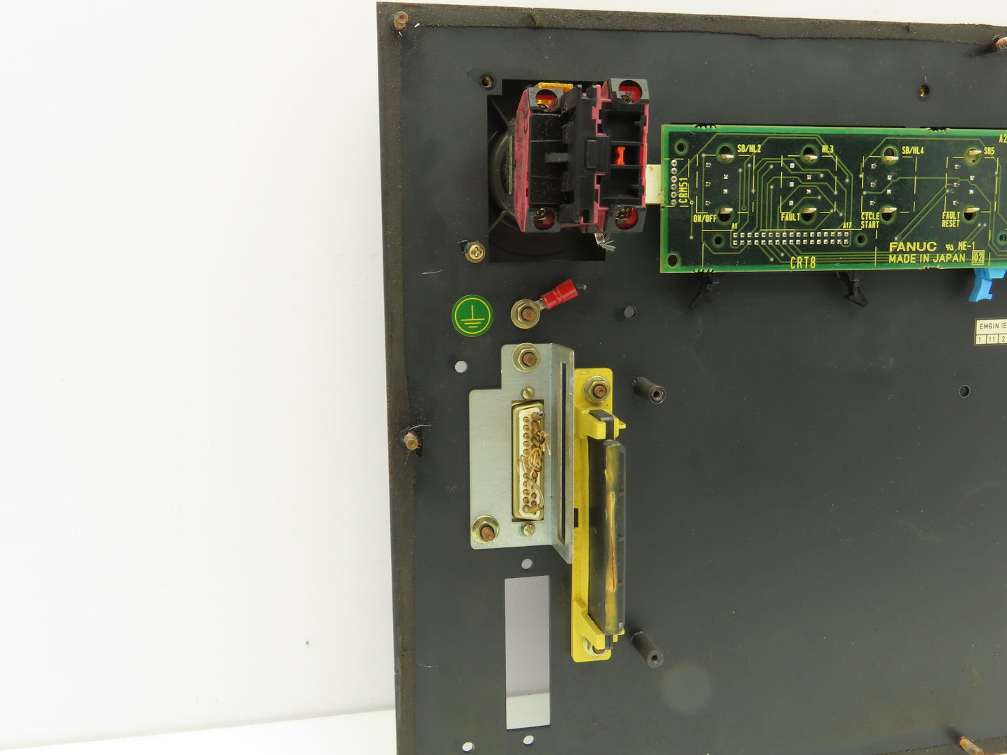 Fanuc A05B-2452-C151 Operator Panel HMI PCMCIA Slot Serial Port E-Stop With Key