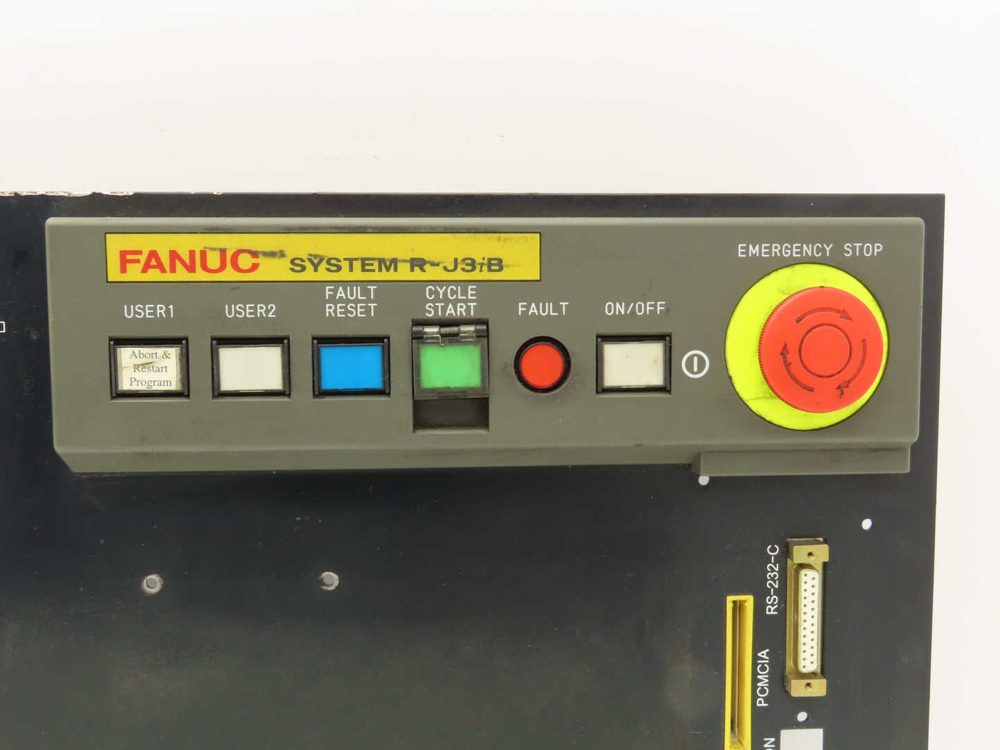 Fanuc A05B-2452-C151 Operator Panel HMI PCMCIA Slot Serial Port E-Stop With Key