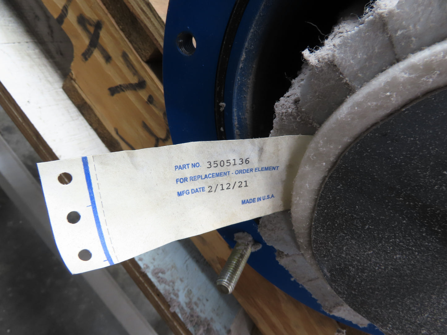 Dollinger SPX Flow S08030C0 Pipeline Filter Air Gas Vacuum 3" NPT Steel Housing