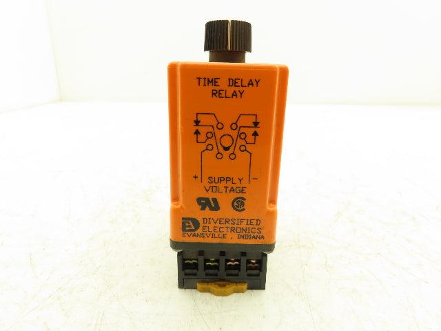 TUC-120-AKA-030 Time Delay Relay 0.3 to 30 Seconds 10A @ 120VAC or 24VDC 211VA