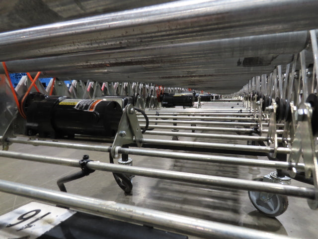 Best Flex 30"x 36' Expandable 1.9" Power Roller Conveyor 120V Variable Speed