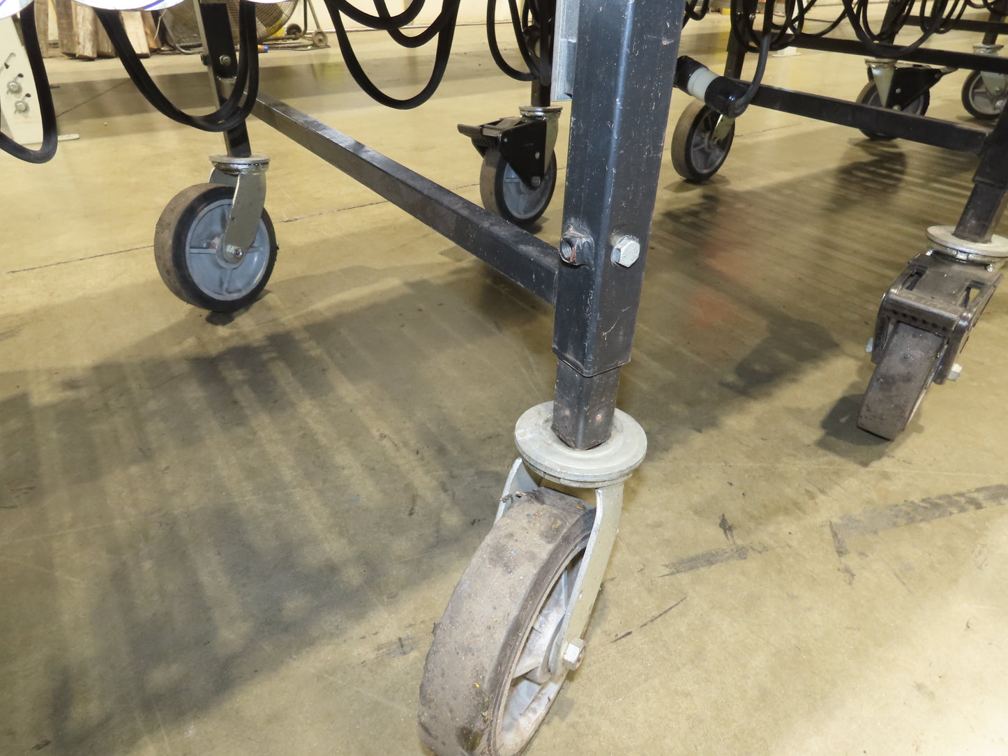 Best Flex 30"x 36' Expandable 1.9" Power Roller Conveyor 120V Variable Speed