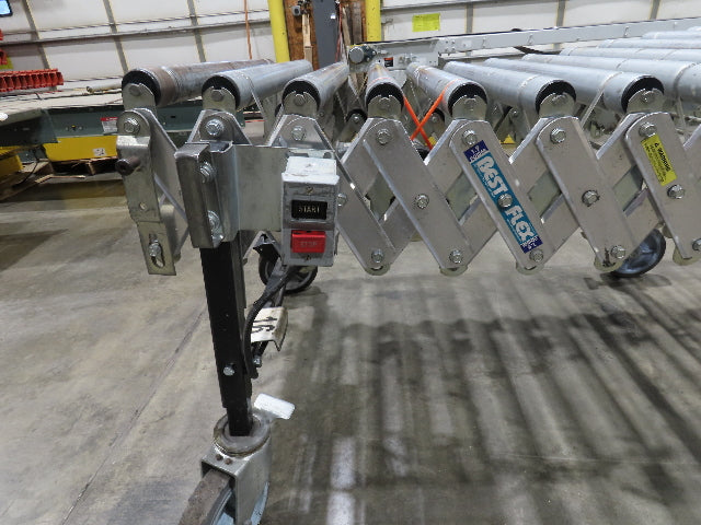 Best Flex 30"x 36' Expandable 1.9" Power Roller Conveyor 120V Variable Speed