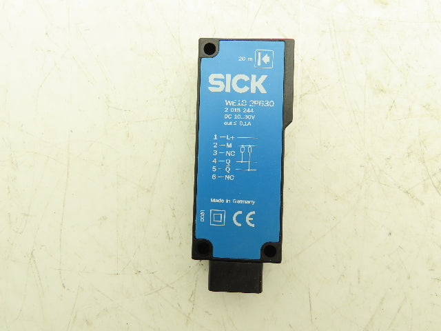 Sick 2018244 WE18 2P630 Light Barrier Receiver 10-30VDC 20m