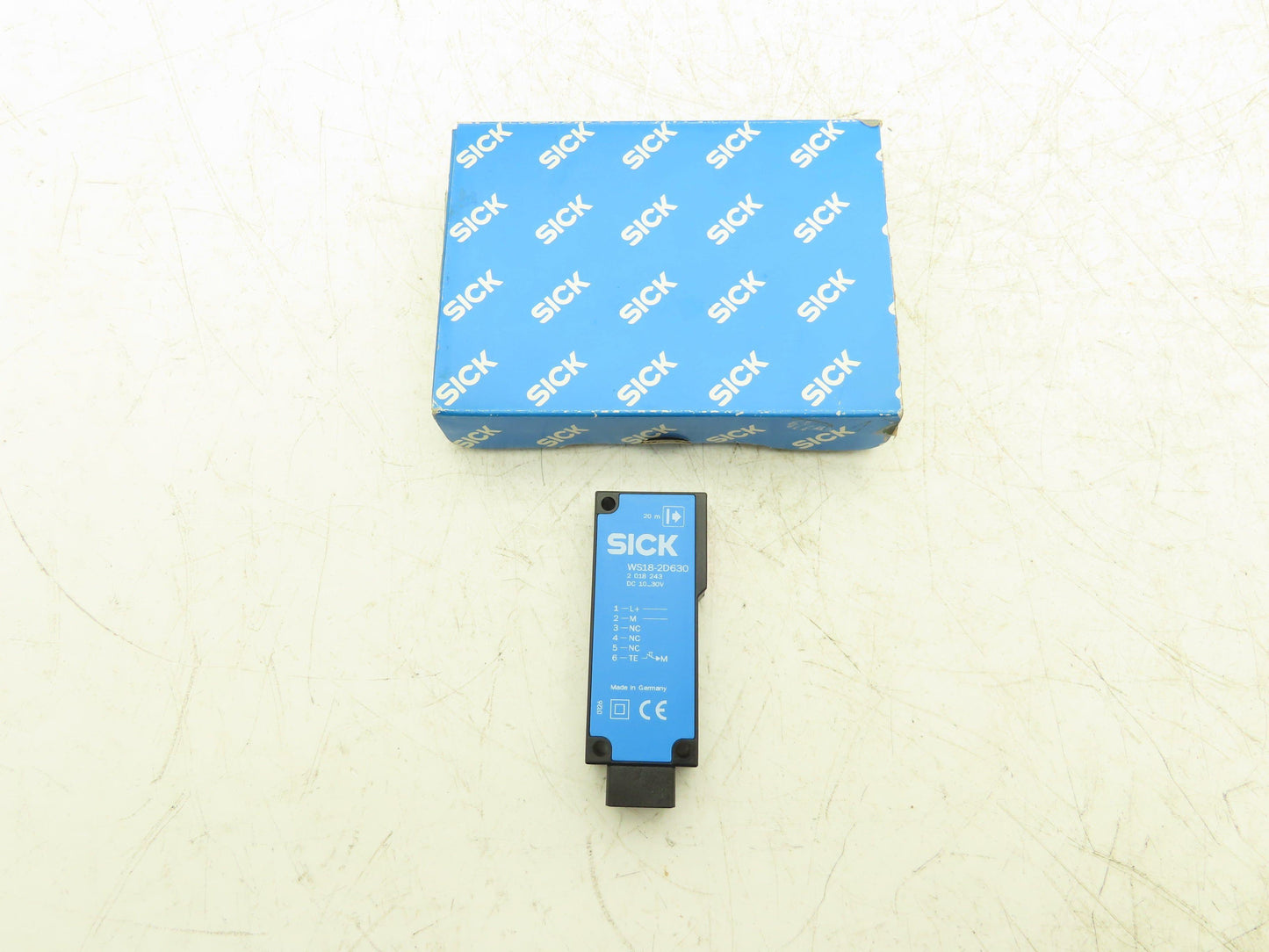 Sick 2018243 WS18-2D630 Through-Beam Photoelectric Sensor 10-30VDC 20m