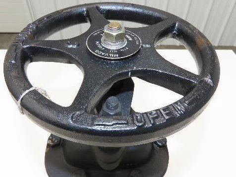 Milwaukee Valve 2882-M 3" Gate Valve 200psi WOG Non-Rising Stem 8" Wheel