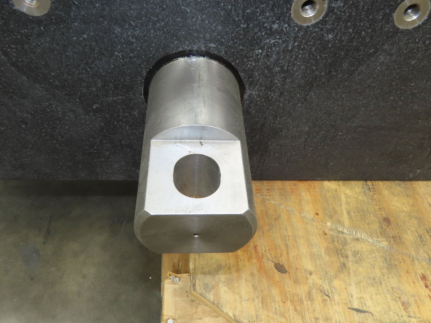 Industrial Granite Machine Block 71.25"L x 9.5" x 12" Flat Surface Inspection