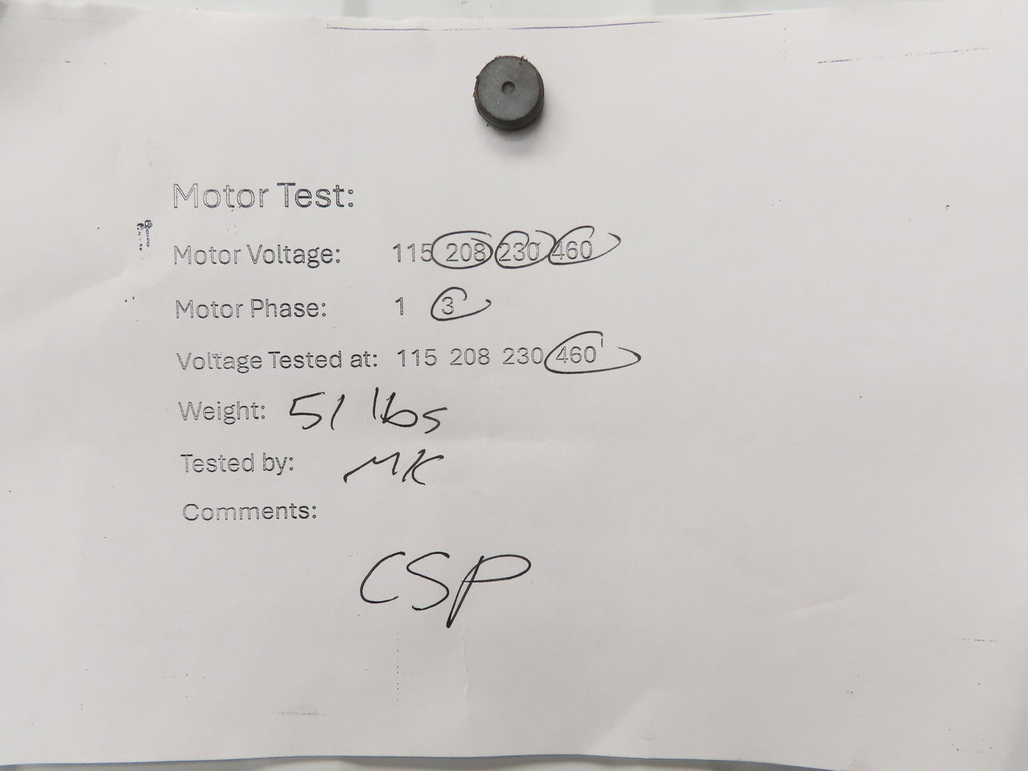 Leeson A145T17XC4A AC Motor Explosion Proof 2Hp 1740 RPM 230/460V 3PH 145TC TEFC