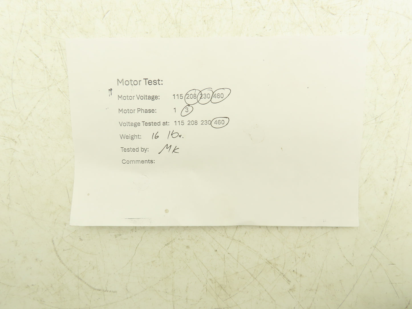 Dayton 6XH88 AC Motor 1/3Hp 1725rpm 208-230/460V 3ph 48 Frame ODP