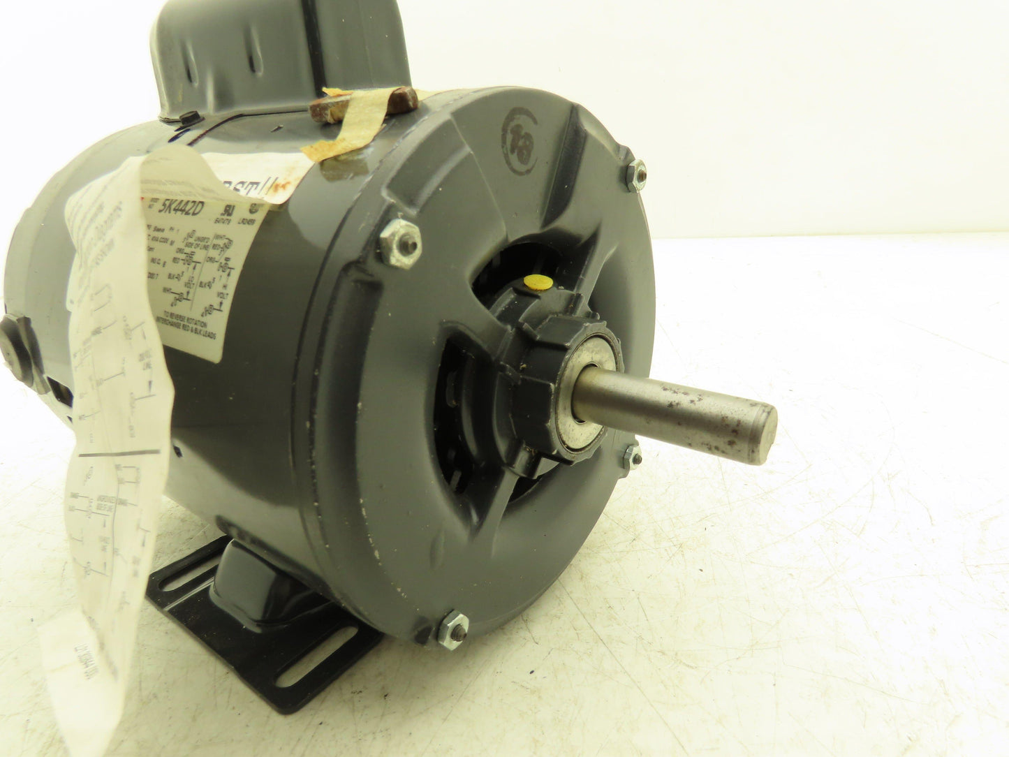 Dayton 5K442D AC Motor 1/3Hp 1140rpm 115/230V 1ph 56 Frame ODP