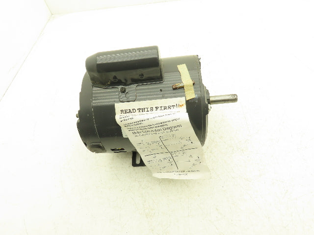 Dayton 5K442D AC Motor 1/3Hp 1140rpm 115/230V 1ph 56 Frame ODP