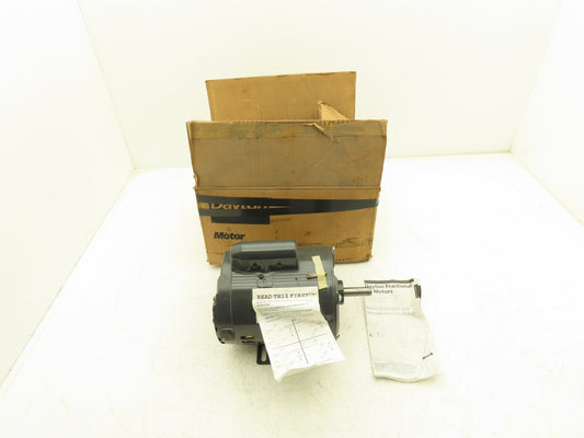 Dayton 5K442D AC Motor 1/3Hp 1140rpm 115/230V 1ph 56 Frame ODP