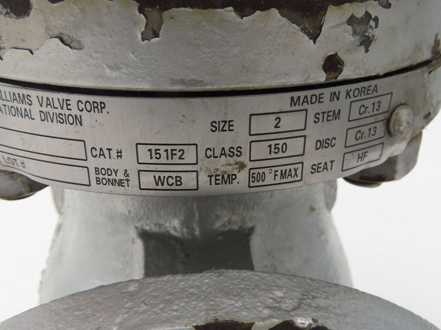 WM E Williams 151F2 Swing Check Valve 2" ANSI Flange Class 150