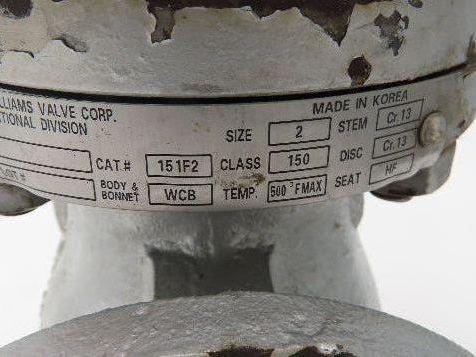 WM E Williams 151F2 Swing Check Valve 2" ANSI Flange Class 150