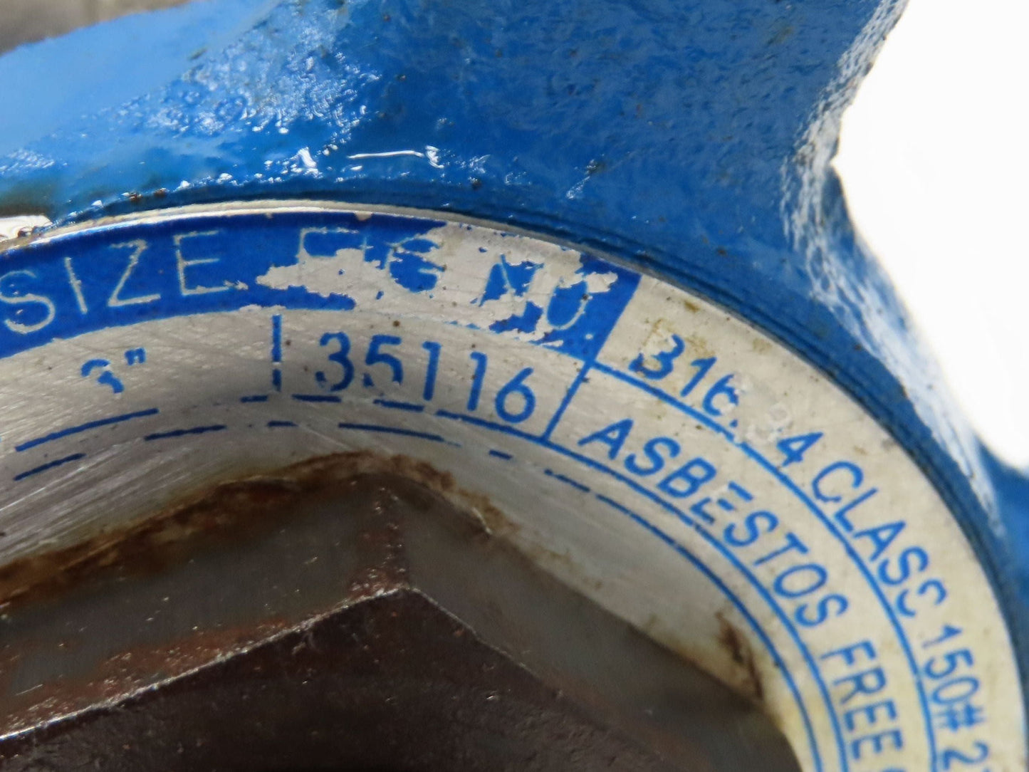 Sharpe 35116 3" Stainless Steel Gate Valve 275psi@ 100° F 316SS Rising Stem