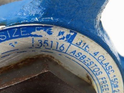 Sharpe 35116 3" Stainless Steel Gate Valve 275psi@ 100° F 316SS Rising Stem