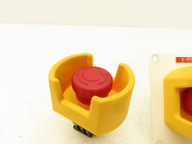 IDEC XW1E-LV Emergency RED E-Stop Pushbutton Twist Release Lot of 5