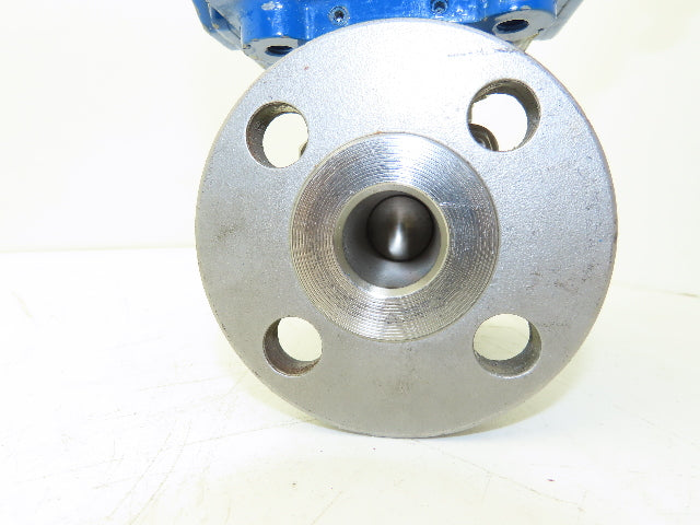 Flowserve 1" Stainless Ball Valve Compact Pneumatic Actuator C25 SR-2C IMP