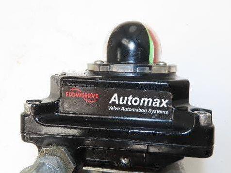 Flowserve 1-1/2" Stainless Ball Valve Compact II Pneumatic Actuator C30 SR-2C
