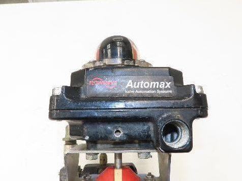 Flowserve 1-1/2" Stainless Ball Valve Compact II Pneumatic Actuator C30 SR-2C