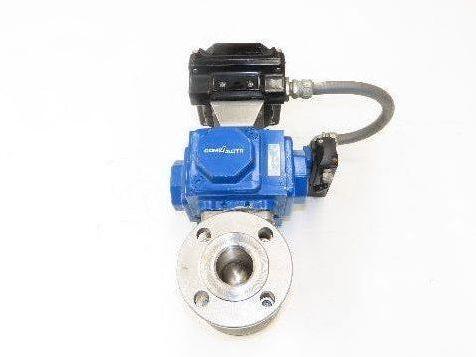 Flowserve 1-1/2" Stainless Ball Valve Compact II Pneumatic Actuator C30 SR-2C