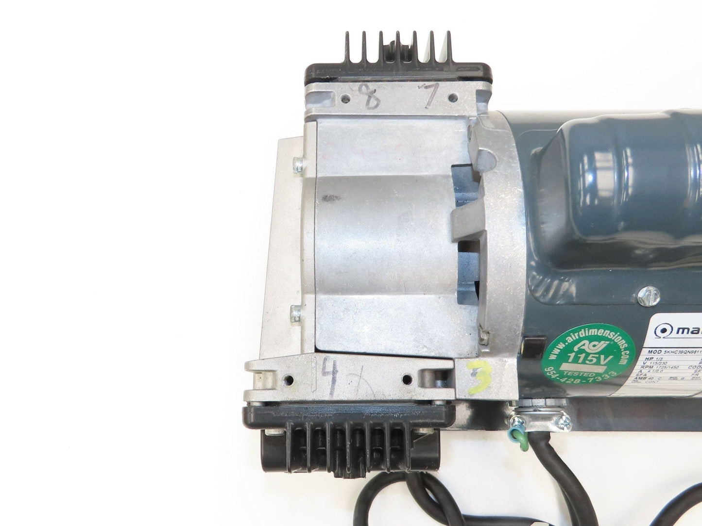 Air Dimensions R254-BT-AA1 Dia-Vac Diaphragm Pump R-Series High Vacuum Quad Head