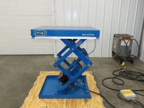 Hymo CXX4-8 Hydraulic Scissor Lift Table 400kg 880lb 36" Travel 24x31" 240V 3Ph