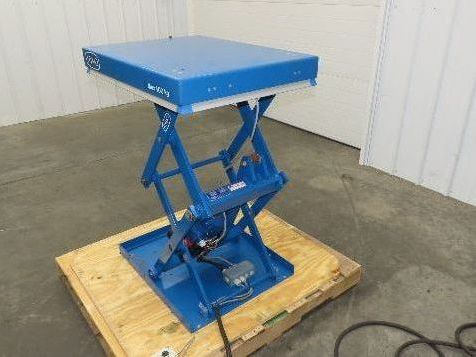Hymo CXX4-8 Hydraulic Scissor Lift Table 400kg 880lb 36" Travel 24x31" 240V 3Ph