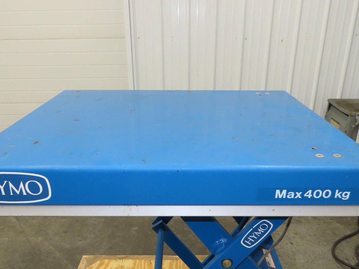 Hymo CXX4-8 Hydraulic Scissor Lift Table 400kg 880lb 36" Travel 24x31" 240V 3Ph