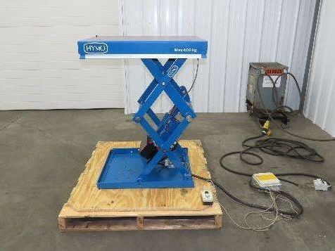Hymo CXX4-8 Hydraulic Scissor Lift Table 400kg 880lb 36" Travel 24x31" 240V 3Ph