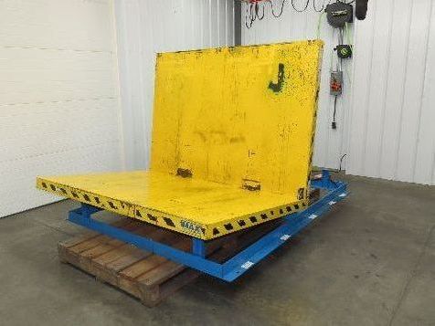 Max LPTT-UP Lift Table Max Upenders Hydraulic Tipper 2000lbs 78x54" Top 115V 1Ph