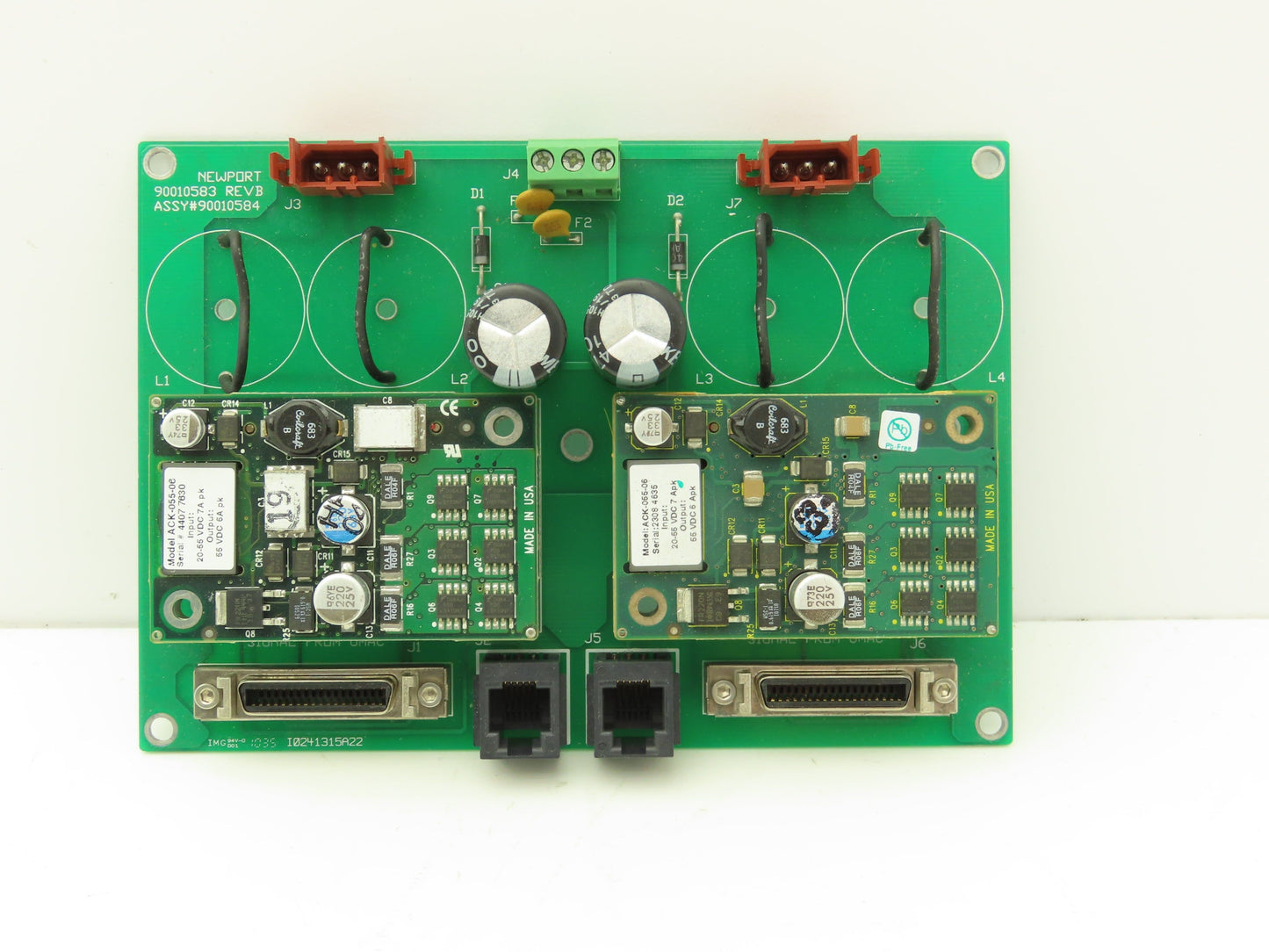 Newport 90010584 Printed Circuit Board For Newport CNC Machine REV B