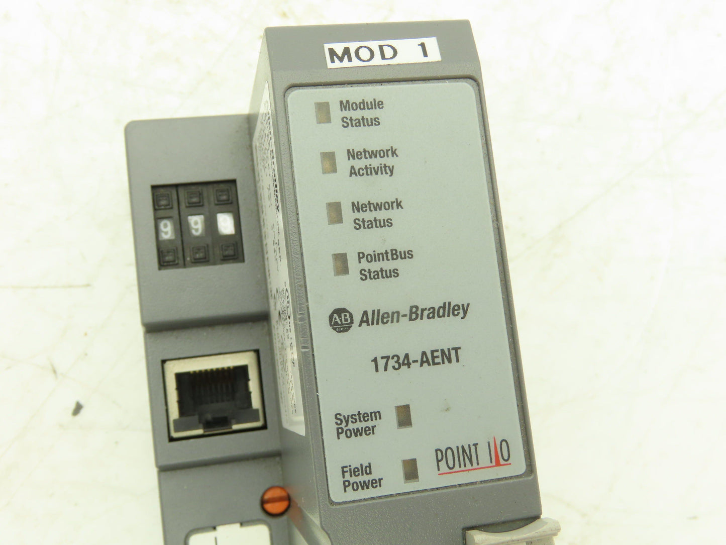 Allen Bradley 1734-AENT PLC Module Rack Ethernet Interface I/O Ser A Rev A01