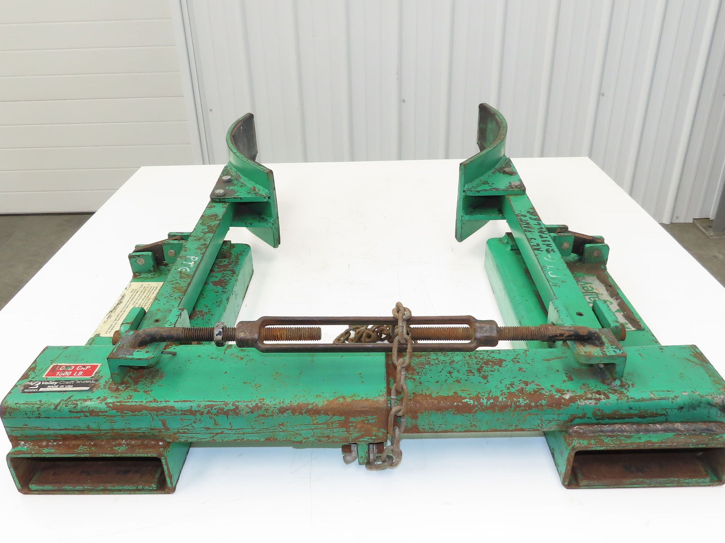 Valley Craft 61458 0497 Steel Barrel Drum Handler Carrier Lifter 1500 lbs