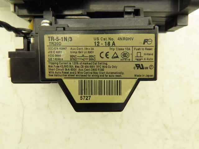 Fuji Electric SC-4-0/G Contactor 24Vdc Coil, Surge Suppressor & Thermal Overload