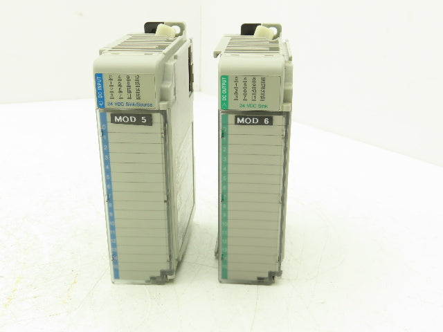 Allen Bradley 1769-IQ16 1769-OV16 Relay Input Sinking Output Module Lot of 2