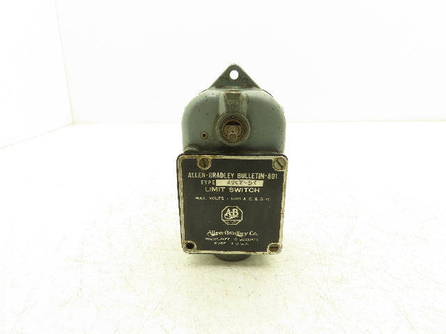 Allen-Bradley Bulletin 801 ASC2-5X Limit Switch NO/NC Contact Ser A 600V