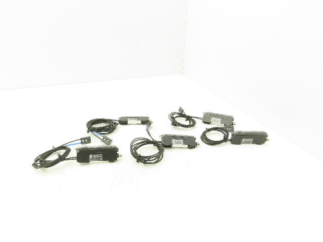 Keyence FS-N11CN Fiber Optic Sensor 24V Various Cable Lengths Included Lot of 5